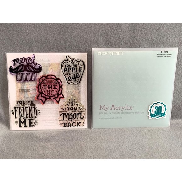 Close To My Heart S1405 You’ve Got A Friend Clear Stamp Set - Picture 6 of 9